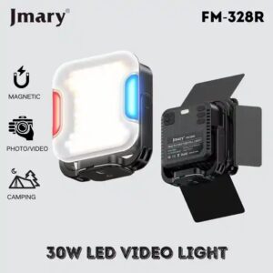 Jmary FM-328R Video Fill Multifuctional LED Flashlights with 5400mAh Battery Adjustable Color Temperature Outdoor Camping LED Light