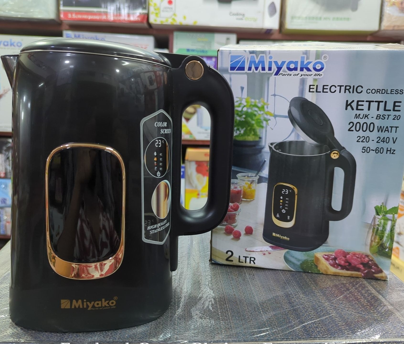 Miyako MJK-BST 20 Electric Cordless Kettle