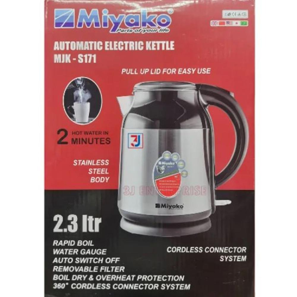 Miyako MJK-S171 Automatic Electric Kettle 2.3 Liter - Image 2
