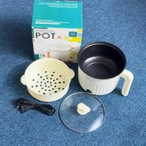 Mini Electric Rice Cooker Non-Stick Cooking Pot | 1.8 L. Non-Stick Cooker