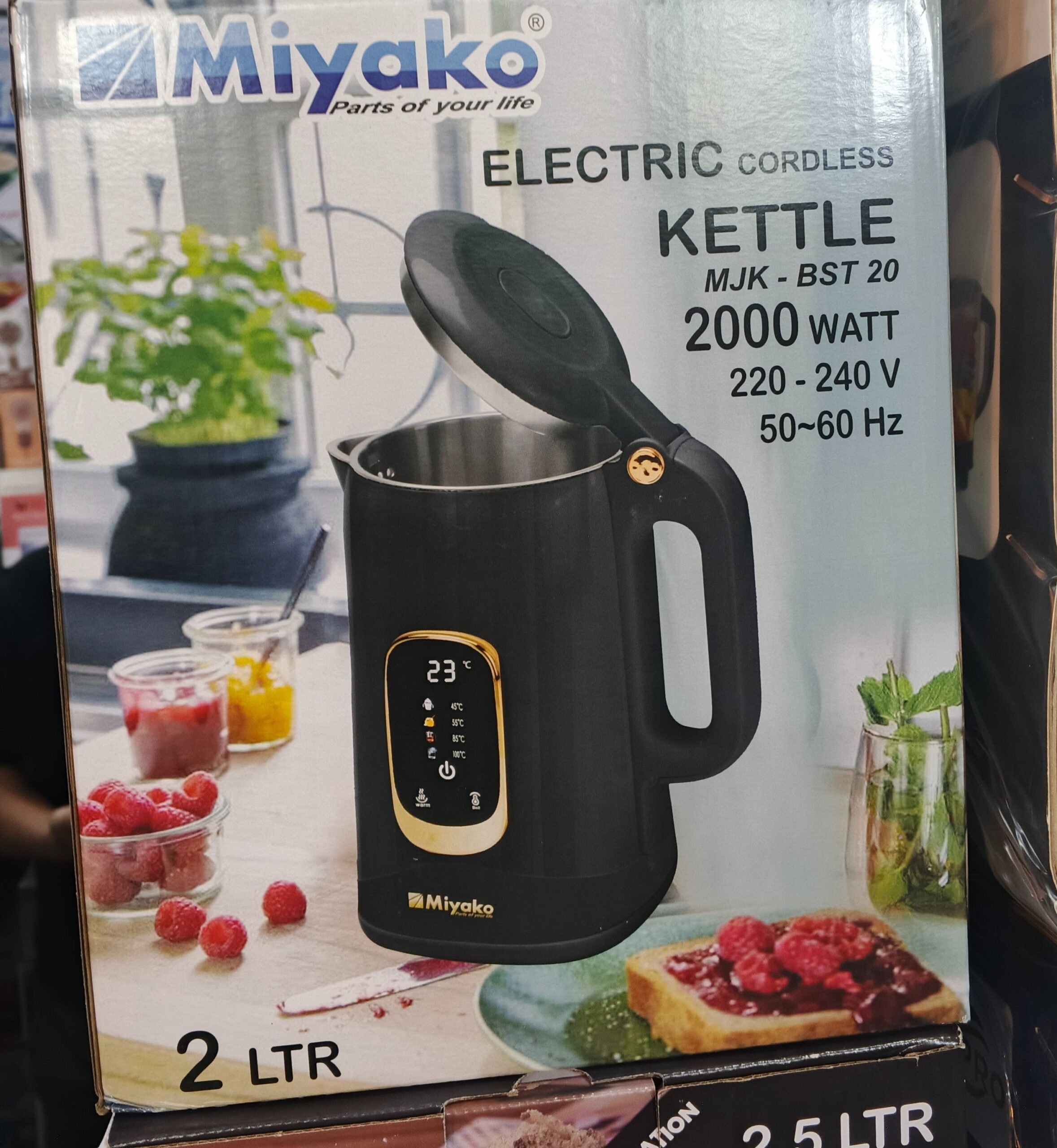 Miyako MJK-BST 20 Electric Cordless Kettle - Image 2