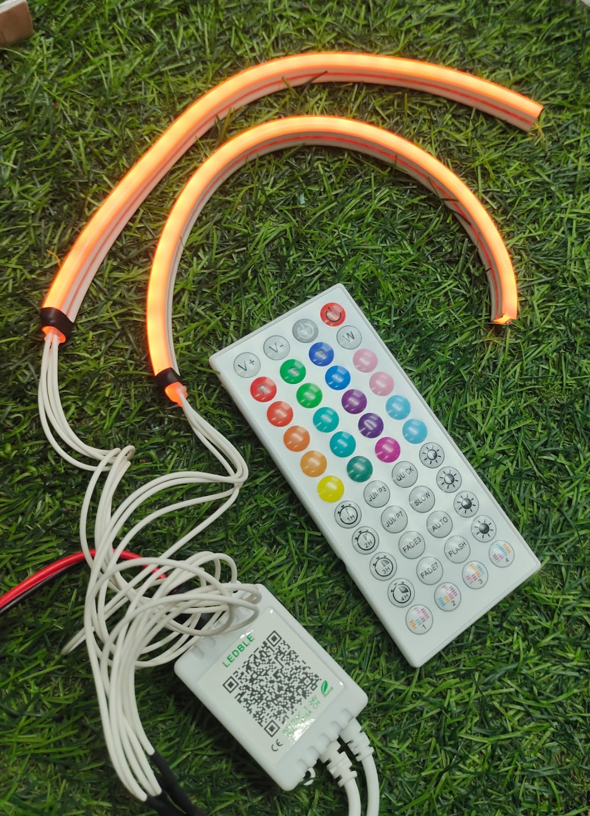 DRL with remote & Apps Control For bike & car - Image 2